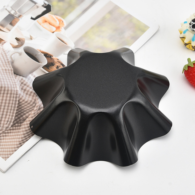 Tootja laos 8-küljeline kroonlehtedega küpsetusvorm kaheksanurkne kroonlehtedega salatikauss ebakorrapärane köögivilja- ja puuviljamagustoidu salatikauss