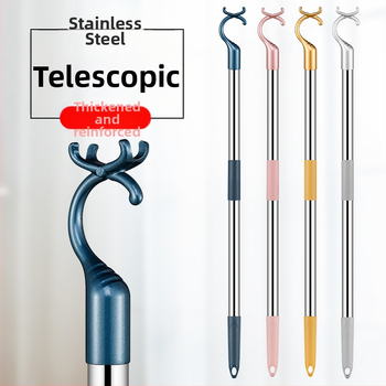 Rõdu roostevabast terasest riidekahvel sissetõmmatav riidevarras paksendatud paksendatud riidekahvel riidevarras pikendatud riidevarras hulgimüük