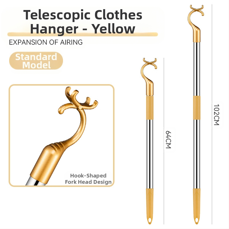 Rõdu roostevabast terasest riidekahvel sissetõmmatav riidevarras paksendatud paksendatud riidekahvel riidevarras pikendatud riidevarras hulgimüük