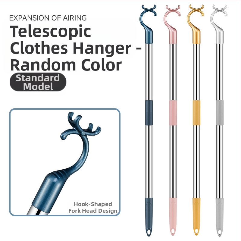 Rõdu roostevabast terasest riidekahvel sissetõmmatav riidevarras paksendatud paksendatud riidekahvel riidevarras pikendatud riidevarras hulgimüük