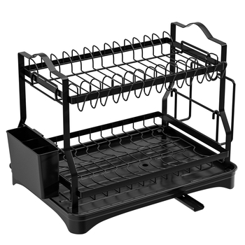 Tarpvalstybinė virtuvės indų lentynėlė Indų lentynėlė Dvisluoksnė stalviršio spintelės laikymo lentynėlė Nuimama stalo įrankių laikymo lentynėlė