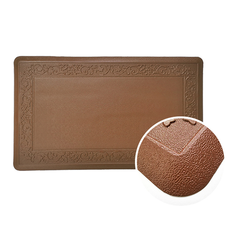 Covor de bucătărie transfrontalier Amazon din PVC gofrat, rezistent la ulei, impermeabil, covoraș de podea rezistent la murdărie, rezistent la uzură, fără ștergere