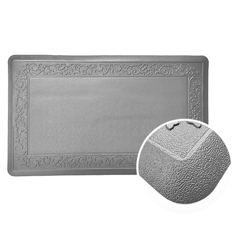 Covor de bucătărie transfrontalier Amazon din PVC gofrat, rezistent la ulei, impermeabil, covoraș de podea rezistent la murdărie, rezistent la uzură, fără ștergere