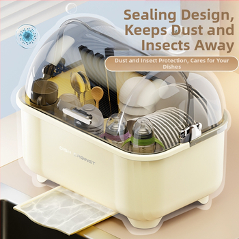 Dubenėlių ir lazdelių laikymo dėžutė Indų ir indų laikymo lentynėlė Virtuvės namų apyvokos daugiafunkcis džiovinimo stovas su dangčiu Spintelės laikymo dėžutė