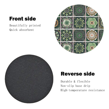 Tarpvalstybinis sprogstamasis aliejinis paveikslas, gėlių spausdinimas, padėkliukai, automobilio puodelio kilimėlis, automobilio puodelio laikiklis, šilumos izoliacinis kilimėlis, automobilio dekoravimas