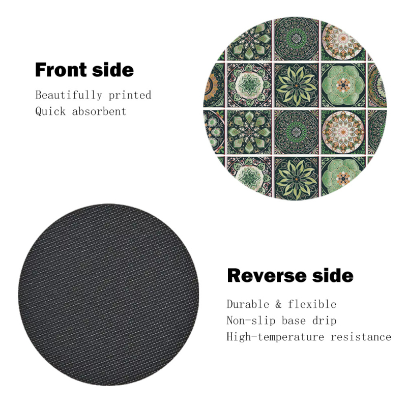 Tarpvalstybinis sprogstamasis aliejinis paveikslas, gėlių spausdinimas, padėkliukai, automobilio puodelio kilimėlis, automobilio puodelio laikiklis, šilumos izoliacinis kilimėlis, automobilio dekoravimas