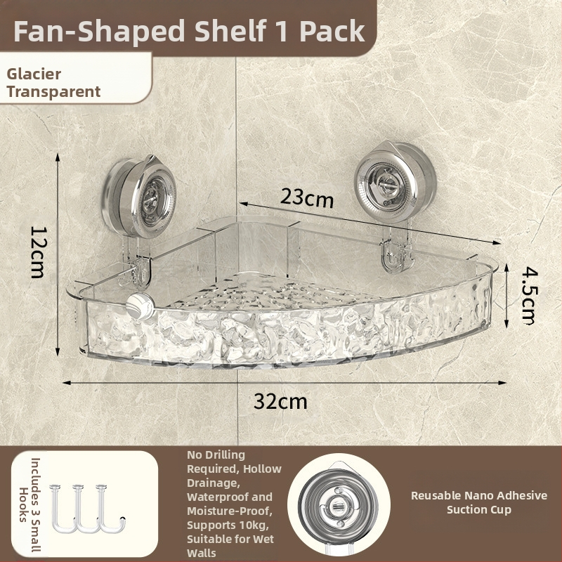 Majapidamises kasutatav kõrgekvaliteediline imemistüüpi hoiuriiul. Vaba lahtivõtmine ja jälgi mittejälgiv paigaldus. Köögi- ja tualettruumi hoiuriiul.