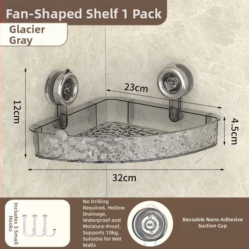 Majapidamises kasutatav kõrgekvaliteediline imemistüüpi hoiuriiul. Vaba lahtivõtmine ja jälgi mittejälgiv paigaldus. Köögi- ja tualettruumi hoiuriiul.