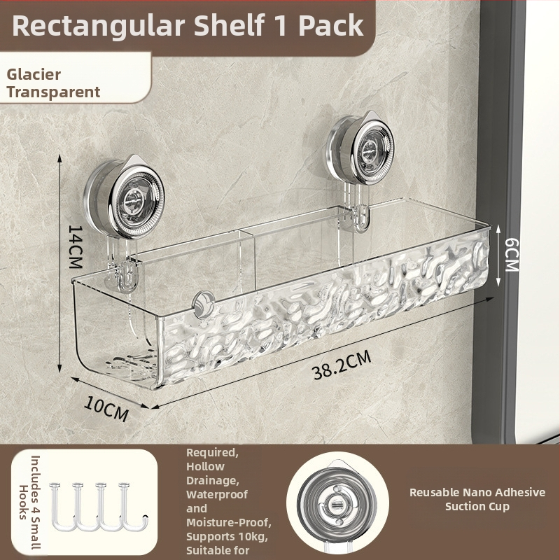 Majapidamises kasutatav kõrgekvaliteediline imemistüüpi hoiuriiul. Vaba lahtivõtmine ja jälgi mittejälgiv paigaldus. Köögi- ja tualettruumi hoiuriiul.