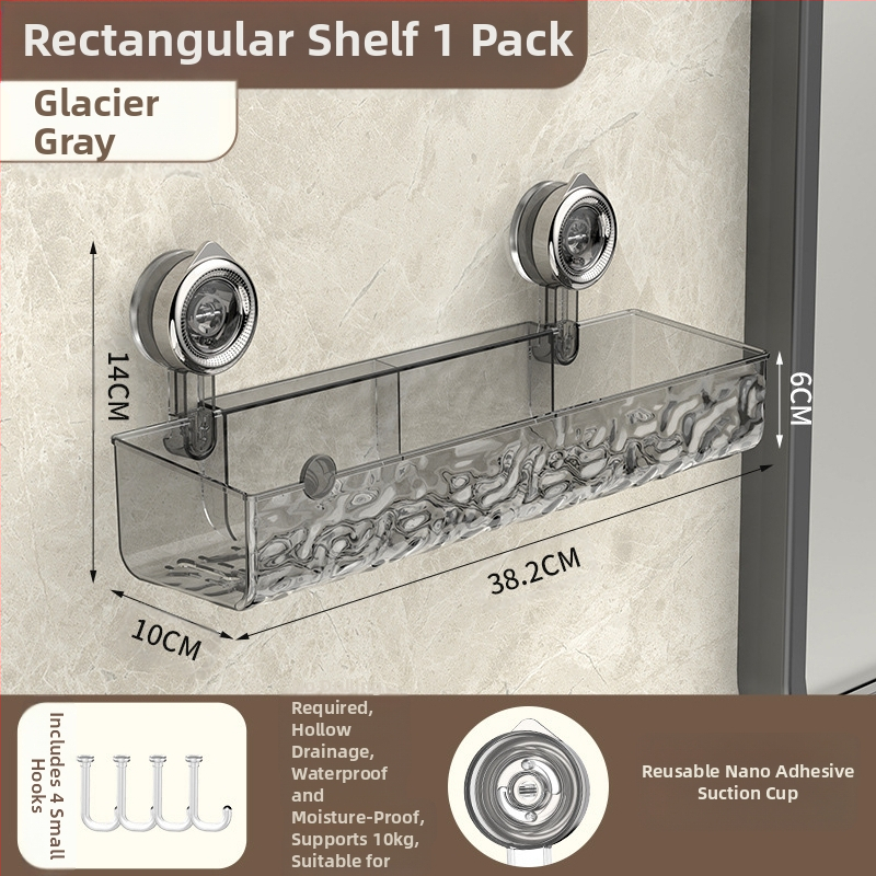Majapidamises kasutatav kõrgekvaliteediline imemistüüpi hoiuriiul. Vaba lahtivõtmine ja jälgi mittejälgiv paigaldus. Köögi- ja tualettruumi hoiuriiul.