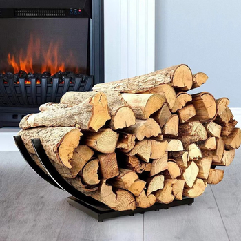 Piiriülene spetsiaalne küttepuude riiul Kumer puidu hoiustamisriiul Lihtne ja mugav välistingimustes kasutatav küttepuude hoiustamisriiul