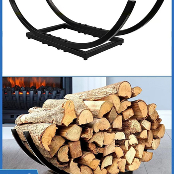 Piiriülene spetsiaalne küttepuude riiul Kumer puidu hoiustamisriiul Lihtne ja mugav välistingimustes kasutatav küttepuude hoiustamisriiul