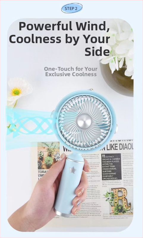 2025 m. populiarus mini nešiojamas mažas ventiliatorius, darbalaukio mobiliojo telefono laikiklis, ventiliatorius studentams, vasaros nešiojamas ventiliatorius, dovana