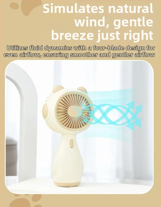 2025 m. populiarus mini nešiojamas mažas ventiliatorius, darbalaukio mobiliojo telefono laikiklis, ventiliatorius studentams, vasaros nešiojamas ventiliatorius, dovana