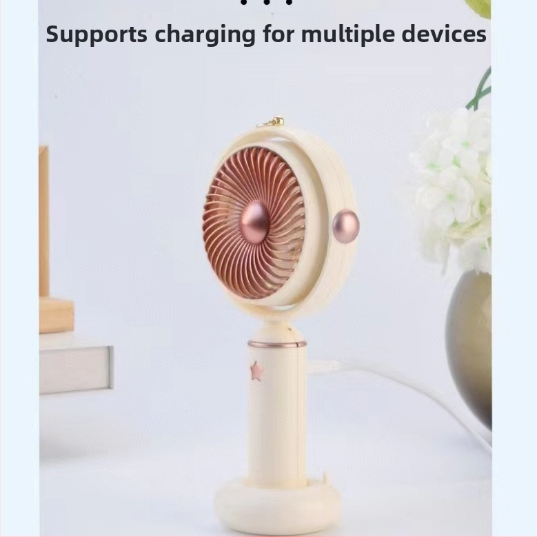 2025 Populárny mini ručný malý ventilátor, stolný držiak na mobilný telefón, ventilátor, študentský letný prenosný ventilátor, darček