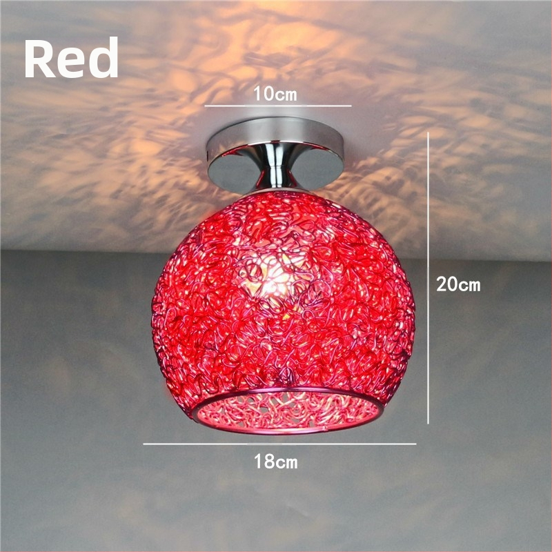 Moodne lihtne värviline LED-laelamp Skandinaavia stiilis magamistuba, lastetuba, rõdu, vahekäik, koridor, koduvalgustid