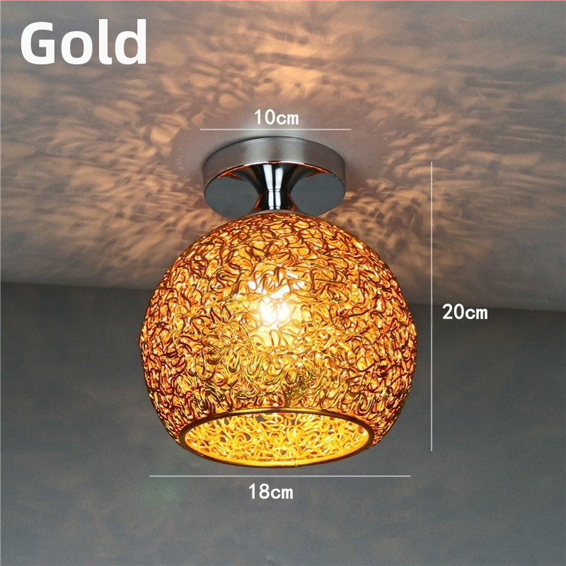 Moodne lihtne värviline LED-laelamp Skandinaavia stiilis magamistuba, lastetuba, rõdu, vahekäik, koridor, koduvalgustid