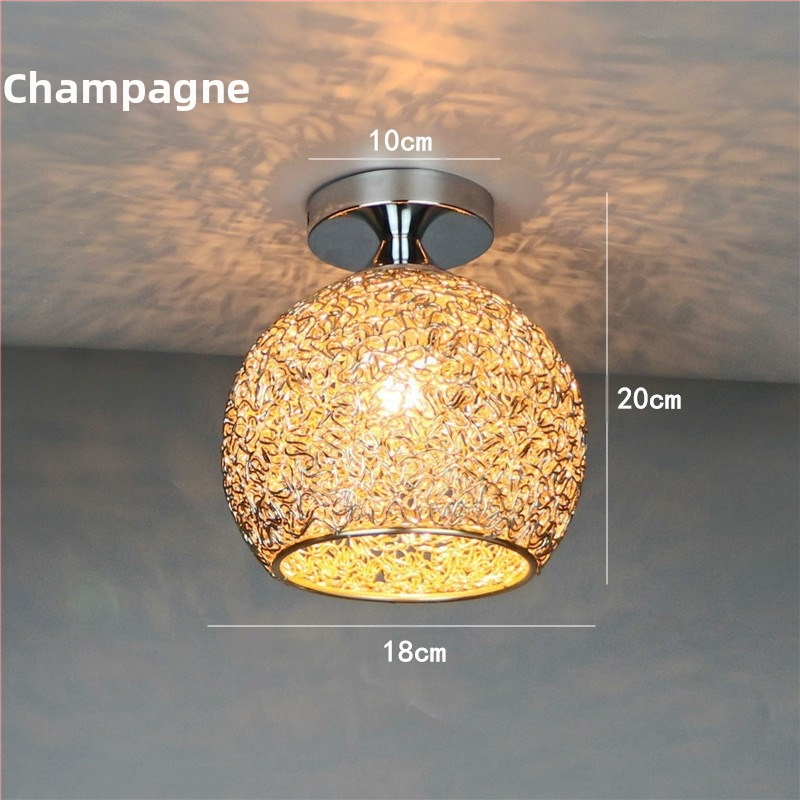 Moodne lihtne värviline LED-laelamp Skandinaavia stiilis magamistuba, lastetuba, rõdu, vahekäik, koridor, koduvalgustid