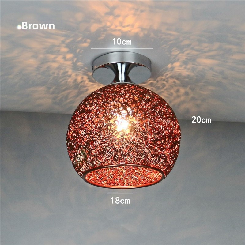 Moodne lihtne värviline LED-laelamp Skandinaavia stiilis magamistuba, lastetuba, rõdu, vahekäik, koridor, koduvalgustid