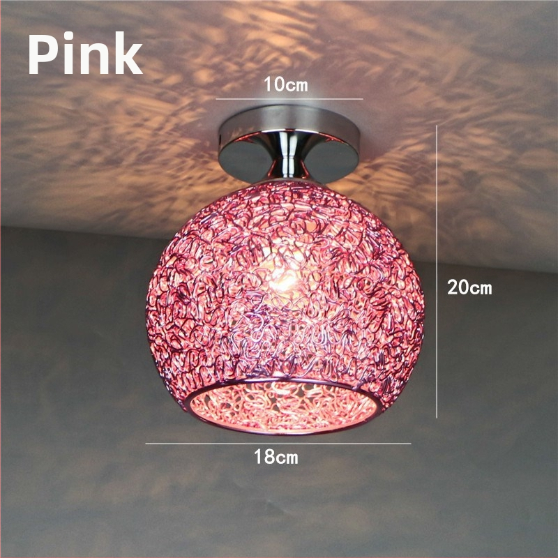 Moodne lihtne värviline LED-laelamp Skandinaavia stiilis magamistuba, lastetuba, rõdu, vahekäik, koridor, koduvalgustid