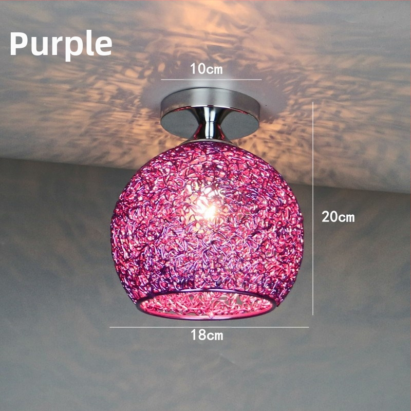 Moodne lihtne värviline LED-laelamp Skandinaavia stiilis magamistuba, lastetuba, rõdu, vahekäik, koridor, koduvalgustid