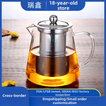 Elektrinis keraminis viryklės arbatos virdulys stiklinis virdulys sveikatos virdulys grynas stiklas didelis borosilikatinis virdulys didelė talpa gali talpinti šaltą vandenį