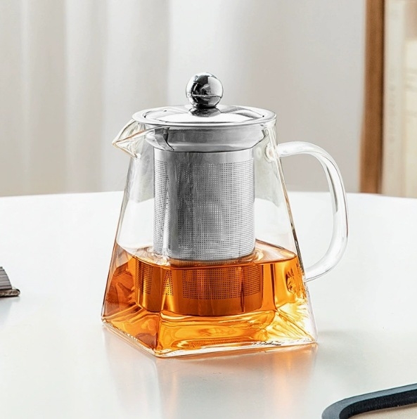 Elektrinis keraminis viryklės arbatos virdulys stiklinis virdulys sveikatos virdulys grynas stiklas didelis borosilikatinis virdulys didelė talpa gali talpinti šaltą vandenį