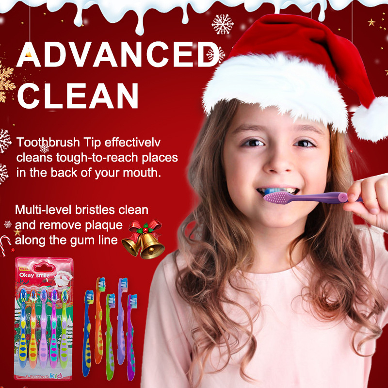 Laste hambaharja eksport, 5-pakk, laste hambahari, FDA sertifitseeritud perekomplekt, hambaharja igemete kaitseks