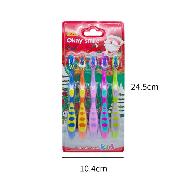 Laste hambaharja eksport, 5-pakk, laste hambahari, FDA sertifitseeritud perekomplekt, hambaharja igemete kaitseks