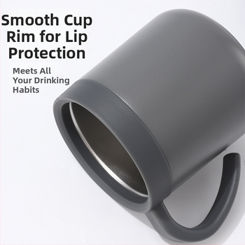 Piiriülene kõrge väärtusega roostevabast terasest kruus kaanega kahekihilise vaakumkohvitassiga kaasaskantava isolatsioonitassi kohandamiseks