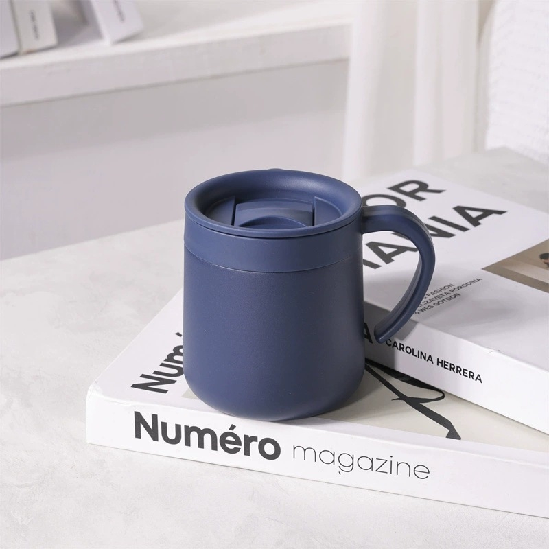 Piiriülene kõrge väärtusega roostevabast terasest kruus kaanega kahekihilise vaakumkohvitassiga kaasaskantava isolatsioonitassi kohandamiseks