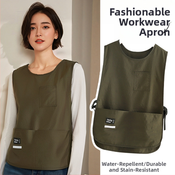 Veekindel tööriistavest, majapidamisköögi põll, toitlustuse spetsiaalne vest, 2025. aasta moodne toiduvalmistamise vöö meestele ja naistele
