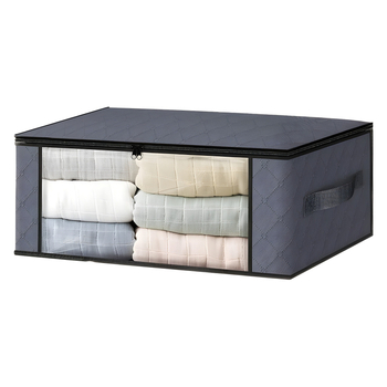 „Amazon“ neaustinės lovos antklodės laikymo krepšys, drabužių spinta, dulkėms atsparus drėgmei atsparus apdailos krepšys, sulankstoma laikymo dėžė