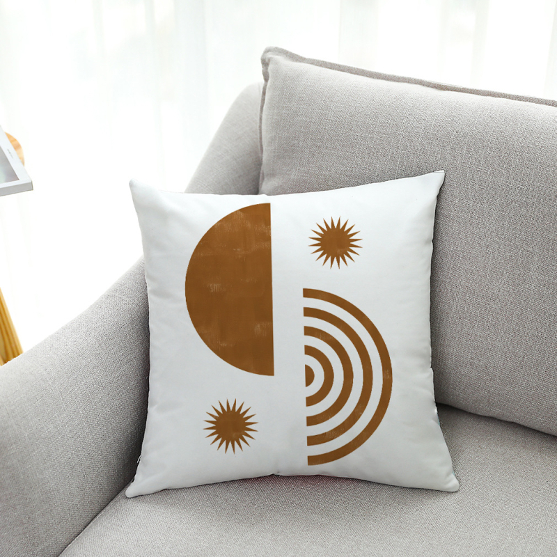 Amazon Cezhraničný horúci výpredaj Jednoduchá obliečka na vankúš Sun Super Soft Velvet do auta Vankúš na pohovku Vankúš Vankúš