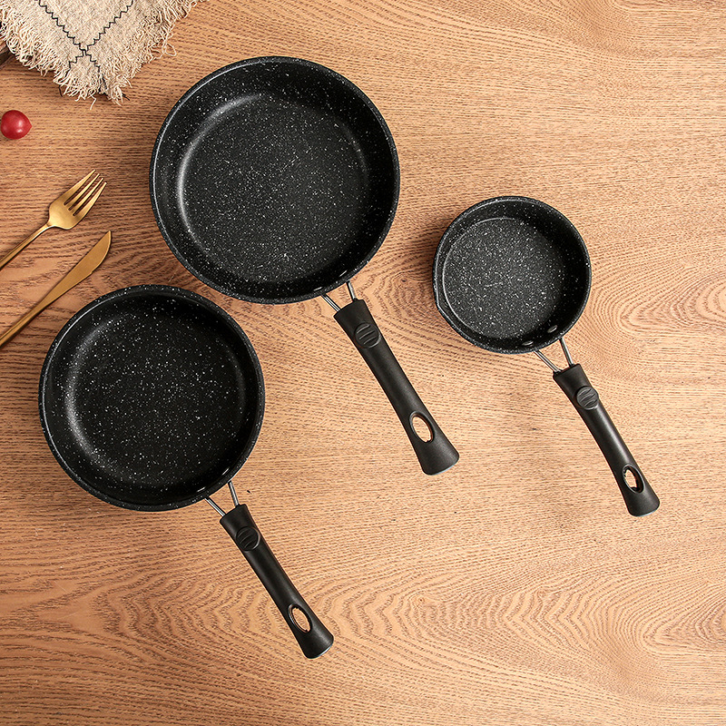 Keptuvė neprideganti keptuvė buitinei dujinei viryklei blynų keptuvė keptas kiaušinis kepsnys indukcinė viryklė tinka mažai keptuvei „Maifan“ akmeniui