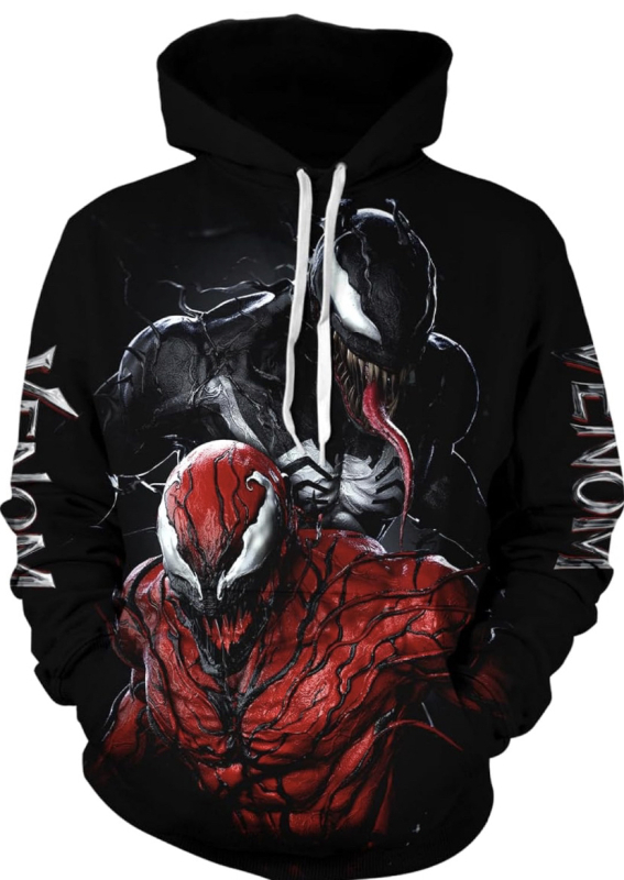 Pulover cu glugă pentru copii cu imprimare digitală 3D, versiunea pentru client