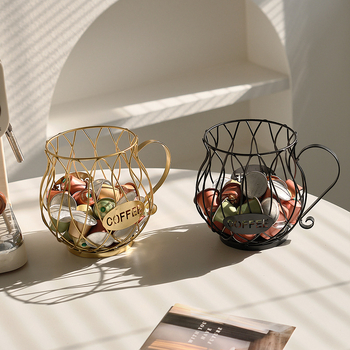 Ελαφρύ πολυτελές ράφι αποθήκευσης καραμελών σνακ στο σπίτι, ράφι επίδειξης καφέ, διακοσμητικά χειροτεχνίας, ράφι αποθήκευσης καψουλών καφέ σιδήρου