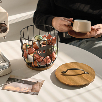 Ελαφρύ πολυτελές ράφι αποθήκευσης καραμελών σνακ στο σπίτι, ράφι επίδειξης καφέ, διακοσμητικά χειροτεχνίας, ράφι αποθήκευσης καψουλών καφέ σιδήρου