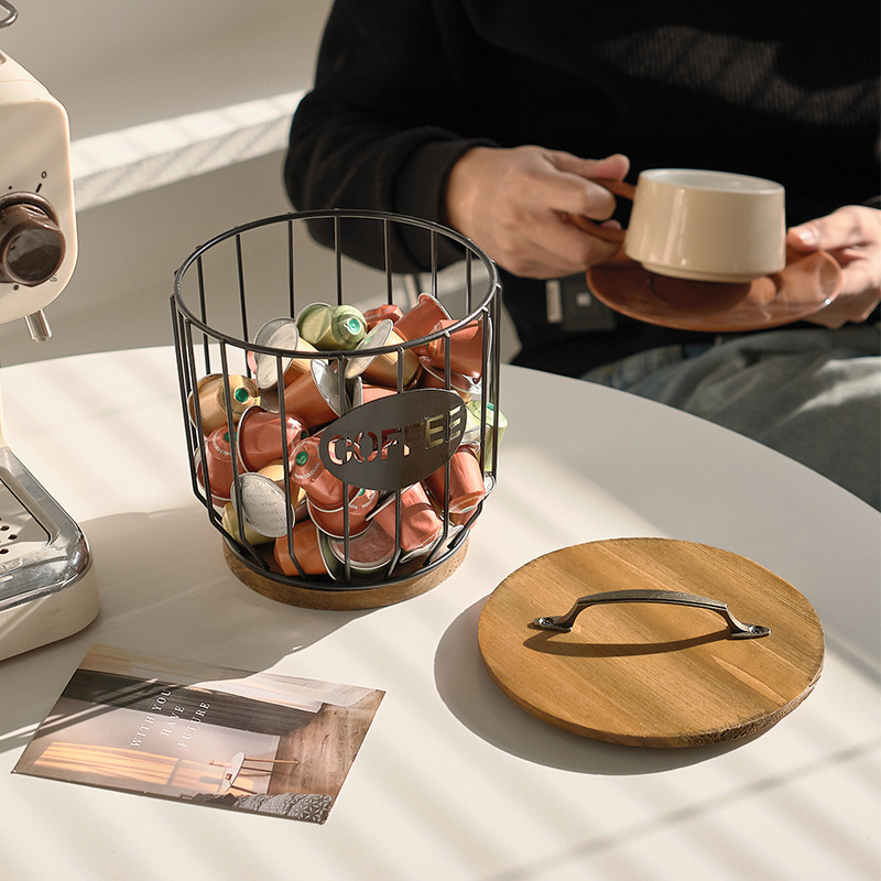 Lengvas prabangus namų užkandžių saldainių laikymo stovas kavos parduotuvės demonstracinis stovas amatų papuošalai geležinės kavos kapsulių laikymo stovas