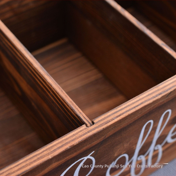 Vintage ξύλινο κουτί αποθήκευσης τσαγιού καφέ τσάι κουτί αποθήκευσης από μασίφ ξύλο φορητό διαμέρισμα αποθήκευσης από μασίφ ξύλο κουτί