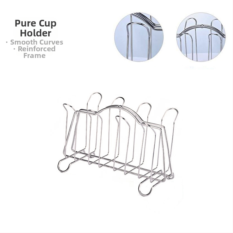 304 rozsdamentes acél víztartó, háztartási pohártartó, kreatív üvegakasztó, víztartó tartó tároló, kiárusítás