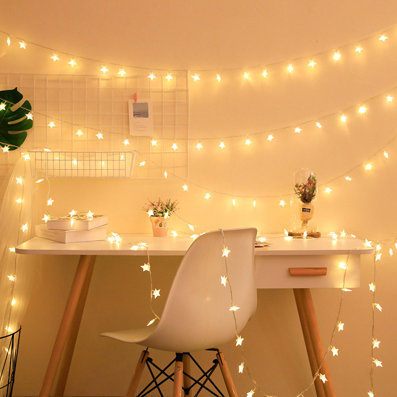 LED φως μπαταρίας πεντάκτινο αστέρι φωτιστικό σειράς USB φωτιστικό σειράς αστέρι διακοσμητικό φως διακοπών χριστουγεννιάτικο φωτισμό που αναβοσβήνει