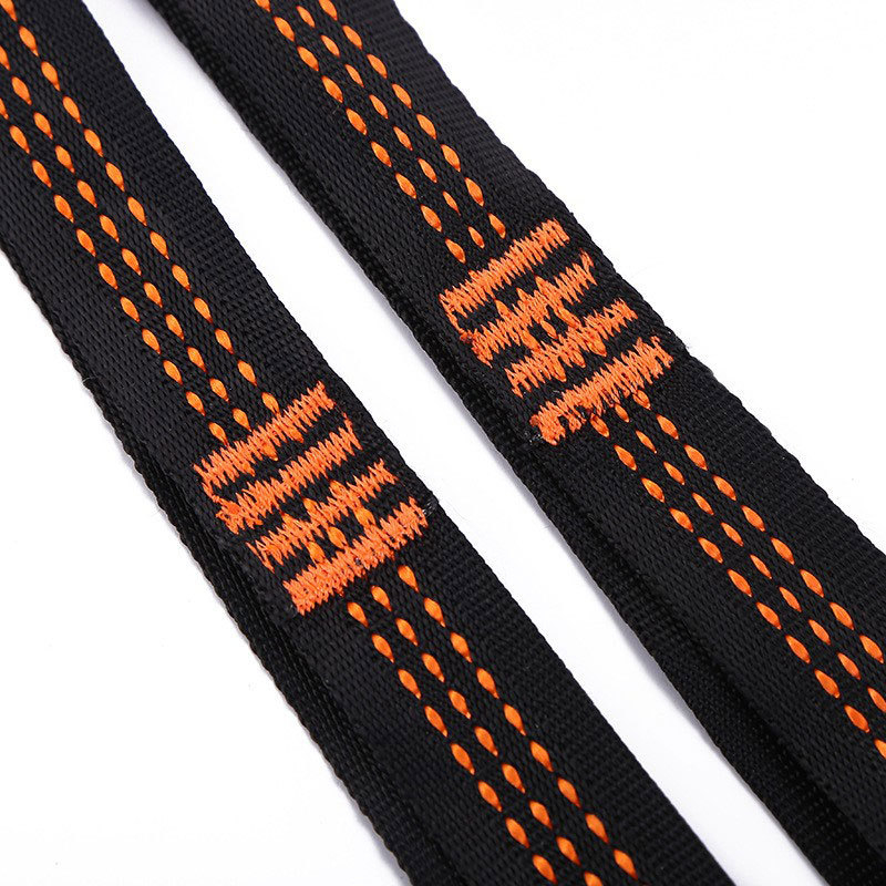 Алуминиева сплав, за къмпинг, планинарство, катарама, костюм, D-тип люлка, аксесоари за въжета, каишка за хамак, полиестерна панделка, колан за дърво