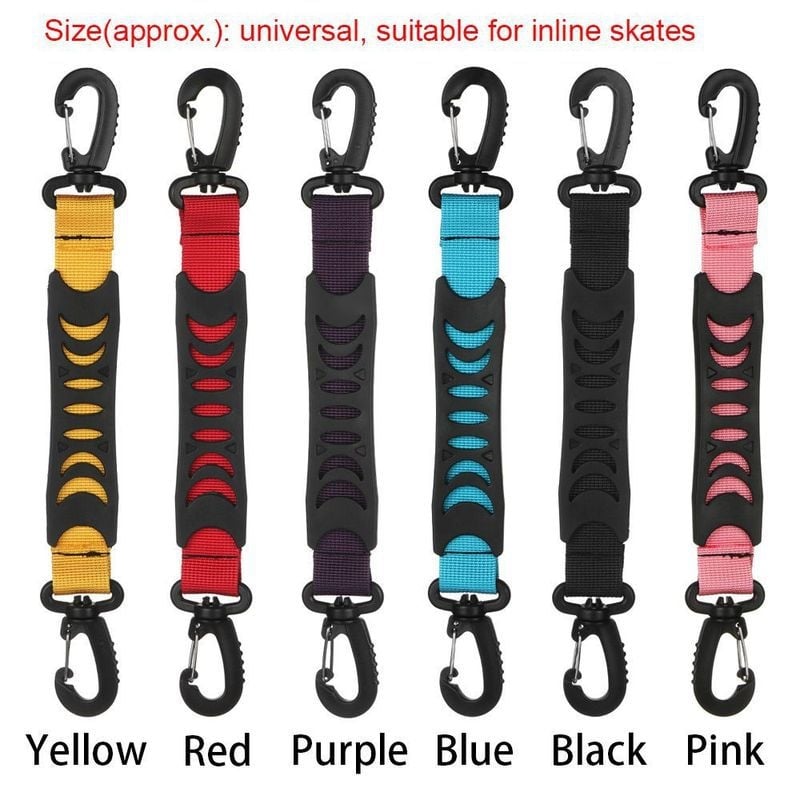 Riedučių batų sagtis, sagtis rankai, kabliukas, riedlentė, riedlenčių rankenos dirželis, sniego batų raištelių skriemulys, priedai