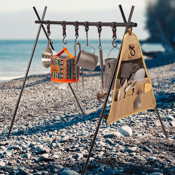 Välitelgi telkimine alumiiniumisulamist kaasaskantav statiivi kokkupandav hoiuruum reisikuivatusresti riputusrest