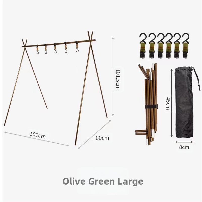 Välitelgi telkimine alumiiniumisulamist kaasaskantav statiivi kokkupandav hoiuruum reisikuivatusresti riputusrest