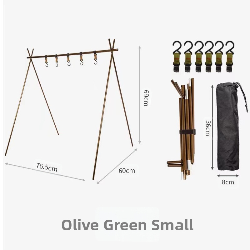 Välitelgi telkimine alumiiniumisulamist kaasaskantav statiivi kokkupandav hoiuruum reisikuivatusresti riputusrest