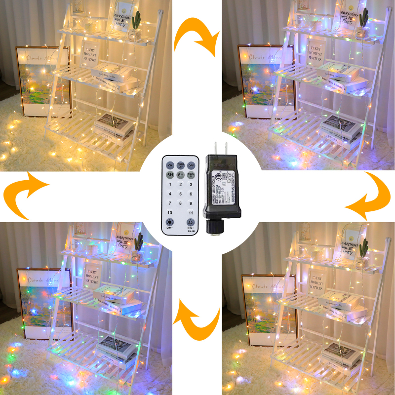 Nauja saulės matinio rutulinio šviestuvo virvelė lauko kempingui, atspari vandeniui, antifrizo atmosferos lempa, kiemo dekoracija, begalinė spalvą keičianti lempa