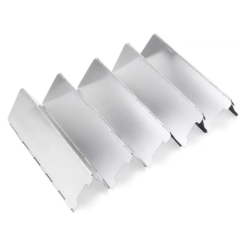 Vēja vairoga āra kasešu plīts vēja vairogs vēja vairogs vēja necaurlaidīga gredzenveida plīts korpuss gāzes plīts kempingam saliekama kempinga plīts