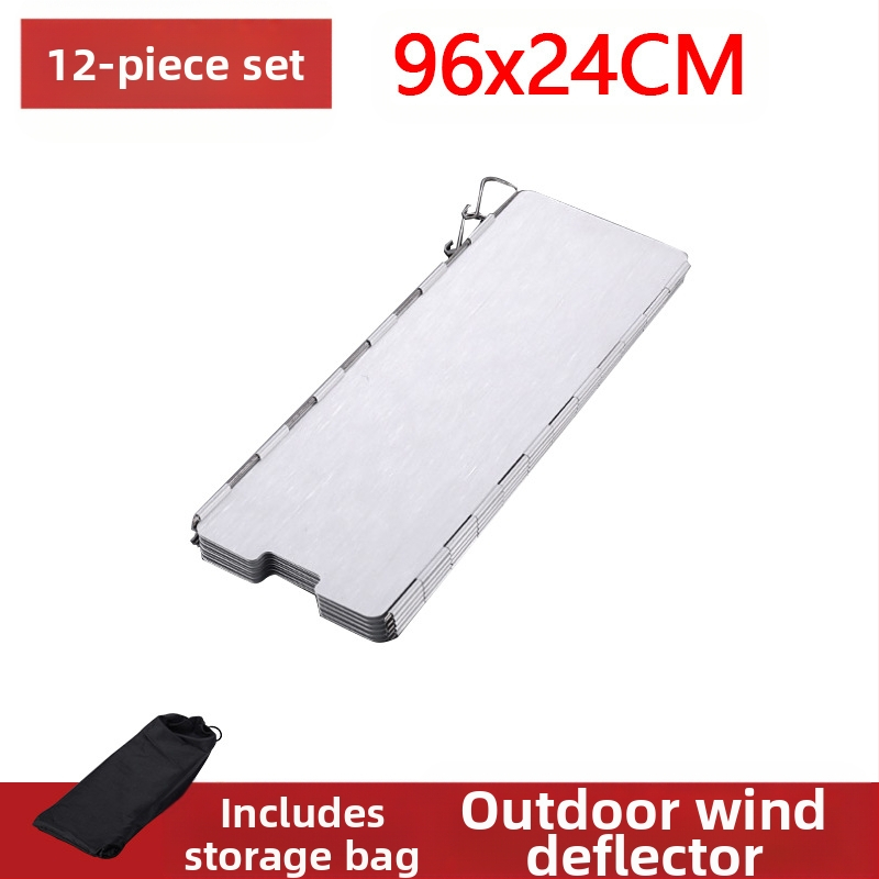 Vēja vairoga āra kasešu plīts vēja vairogs vēja vairogs vēja necaurlaidīga gredzenveida plīts korpuss gāzes plīts kempingam saliekama kempinga plīts